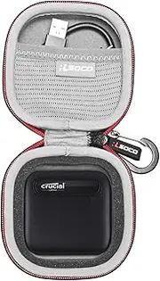 RLSOCO Hard Case for Crucial X10 Pro/X9/X9 Pro/X6 4TB/2TB/1TB/500GB Portable SSD,External Solid State Drive