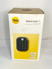 Yale Assure Lock SL Wi-Fi Touchscreen Smart Lock Black - Authentic New In Box