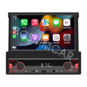 Car Stereo Radio 7in Retractable MP5 Video Player Bluetooth FM USB AUX Head Unit (for: Porsche)