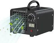 Ozone Generator 30000mg/h, High-Capacity Ozone Machine Odor Removal, Home Ozone Generator with Display for Car, Pet, Smoke, Home, etc