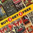 BUY 2 GET 2 FREE - Retro Rock Band Posters - 70's 80's 90's Music Room Decor