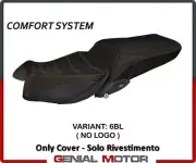 Seat saddle cover Alghero 1 Com System Black(BL)T.I. BMW R 1250 RT 2019>2021