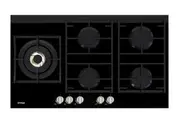 Omega OCG95FFX 90cm 5 Burner Gas Cooktop Stainless Steel