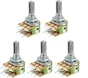 XYWHPGV WH148 10K Ohm Variable Resistors Dual Rotary Carbon Film Taper Potentiometer 5pcs(a839c 55d4e d32ac 95931 de09f 7dc3b