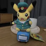 Pokémon Center Japan Exclusive Original Pikachu On Train Plush BNWT 2017