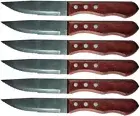 German High Carbon Stainless Steel Steak Knives Premium 6-Piece Steak Knife Set