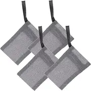 BELLIFFY Mesh Soap Bags 4 Pack Soap Saver Bag Exfoliating Soap Pouch Mesh Soap Saving Pouches Small Mesh Bags for Soap Soap Mesh Holders