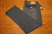 NWT MENS TRUE RELIGION JEANS Size 40 Ricky Flap Pockets Straight Med Maze Runner