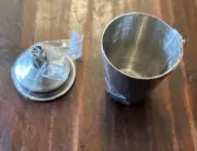 New Stainless Steel Nesting Funnel & Shot Glass For Liquor Flask
