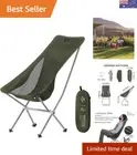 Breathable and Lightweight Folding Backpacking Chair - 150kg Support