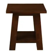 Tokyo Solid Mahogany Lamp Table - Mahogany