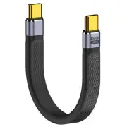 AreMe Short USB C Cable 5.3 inch, C to Type C 240W Fast Charging 4...