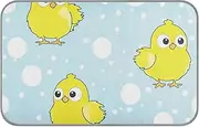 Amooorous Cute Simple Chicks Yellow Summer Cooling Pads or mats Self Cooling pad for Cats Outdoor for Puppy Cats Outdoor cat Essentials tapete Frio para Perros M