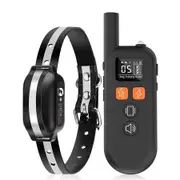 Dog Shock Collar for Large Medium Small Breed 15lbs+, Rechargeable, Waterproof Remote Training Collar with Removable Shock, Beep, Vibration