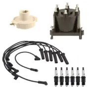 ACDelco Ignition Kit Distributor Rotor Cap Wire & Spark Plugs for Chevy Ponty V6