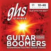 GHS Strings GBL Guitar Boomers, Nickel-Plated Electric Guitar Strings, Light (.010-.046)