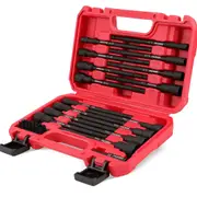 31Pcs Nut Driver Impact Bit Set Magnetic 1/4 inch Hex Shank Bit Tool S2 Adapter