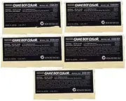 5PCS Marking Sticker Label Tally Tag for Nintendo Game Boy Color GBC