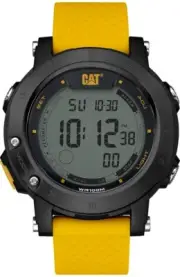 Caterpillar CAT Men's Digital Chronograph Sports Watch Yellow Strap OP16727247