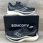 Saucony Womens S10688-10 Endorphin Speed 2 Running Sneaker Shoes Black/White 10