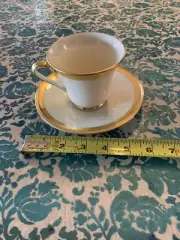 Lennox Aristocrat Coffee Cup And Saucer :: Unused