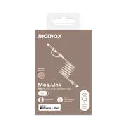Momax Mag.Link Duo Magnetic USB-C to USB-C & Lightning Cable 60W - 1m