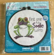 Dimensions Learn A Craft Counted Cross Stitch Kit First One to Smile 73519