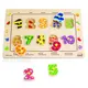 (立普購物)德國educo愛傑卡嬰幼兒啟發玩具_數字配對木拼圖_適1.5Y↑︾滿額送好禮