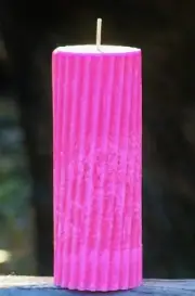 70hr PINK GRAPEFRUIT Essential Oils SPIRAL ARTISAN Hand Crafted & Made CANDLE