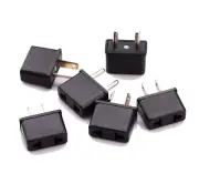 100x AU US USA to EU Euro Europe AU AC Power Wall Plug Converter Travel Adapter