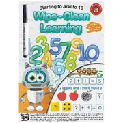 Learning Can Be Fun Write and Wipe Start Addition Workbook