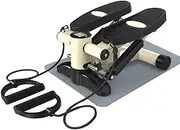 Mini Stepper,Fitness Stair Stepper - Multi-Function Hydraulic Stovepipe Dynamic Exercise, Portable Stair Stepper, LCD Di