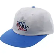 RVCA Mens Hampton Ivory Cotton Logo Snapback Ball Cap Hat O/S