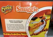 Snuggie Super Soft Blanket w/Sleeve Cheetos Flamin Hot Cheste Orange Warm