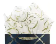 100 Pack - Metallic Gold Tissue Paper - Opulence Pattern - 20" x 30" - Gift Wrap