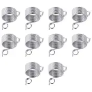 10Pcs Crochet Rings Metal Yarn Guide Finger Holders Open Rings for Crocheting