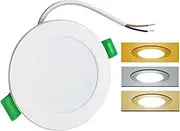 Led Recessed Light - High Brightness Led Recessed Light,Dimmable Spotlight Lamp Downlights Modern Lighting for Indoor Shower Home Hallway Room Kitchen Bedroom