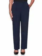 Alfred Dunner Women's Vacation Mode Twill Med Length Pant 41501qy