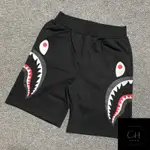 BAPE 黑底雙身鯊魚 短褲