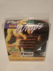 Vintage 1998 TKO Total Knock Out 3 Pack Boxing Hand Wraps with Skip Rope