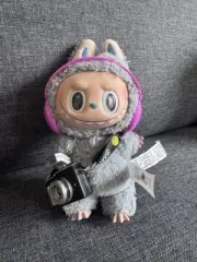 Labubu Inspired Accessories: Camera and Pink Headphones