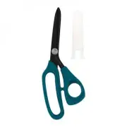 Perfect Scissors Teal 8-1/2in Bent Handle Micro-Serrated Blade by Karen Kay Buck