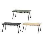 Folding Table Stable Ultralight Desk Camping Furniture with Adjustable Legs