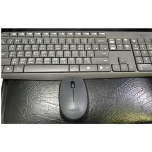 羅技logitech M170滑鼠+K235鍵盤+接受器 無線鍵鼠組 功能正常 二手良品 深灰