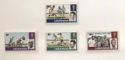 Uganda 1978 Mondiali di calcio serie cpl e 2 BF nuova integra MNH T1299
