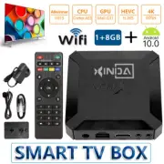 WI-FI HD AU PLUG Android 10 4K Smart TV 1+8GB X96Q Media Player Media Player UHD