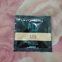 在飛比找蝦皮購物優惠-maybelline fit me 反孔特霧粉底液 120 