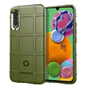 For Galaxy A90 5G Protective Armour TPU Case, Army Green