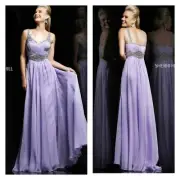 Sherri Hill 3896 Lavender Purple Rhinestone Embellished Maxi Prom Gown Size 00