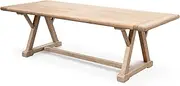 Hercules 8 Seater Reclaimed Elm Wood 2.4m Dining Table